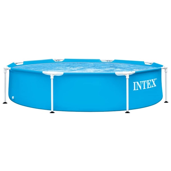 INTEX Pool Metal Frame 244x51 cm Blå