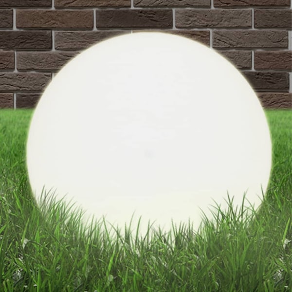 vidaXL Globlampor 2 st LED sfäriska 50 cm PMMA Vit