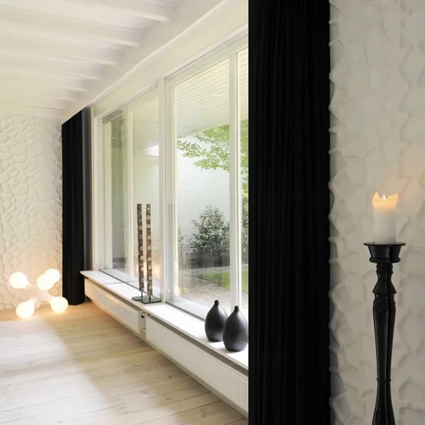 WallArt 3D Väggpaneler 24 st GA-WA01 gaps Vit