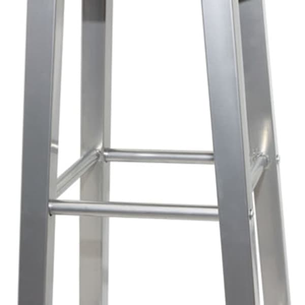 vidaXL Barstolar 4 st silver och brun MDF Brun