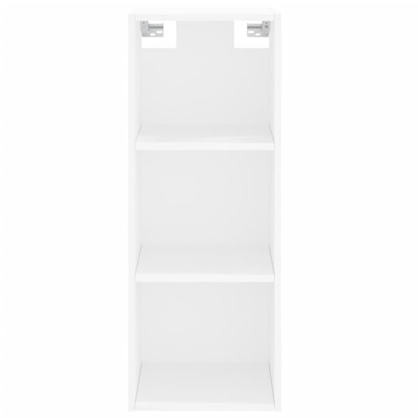 vidaXL Högskåp vit 34,5x34x180 cm konstruerat trä Vit