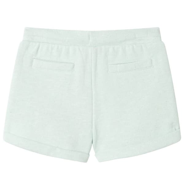 vidaXL Barnshorts med snöre blandad ljus mintgrön 128 Grön