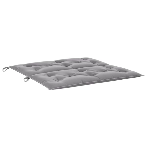 vidaXL Bänkdyna för trädgården grå 100x(50+50)x7 cm oxfordtyg grå