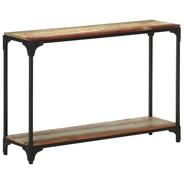 vidaXL Konsolbord 110x30x75 cm massivt återvunnet trä Brun