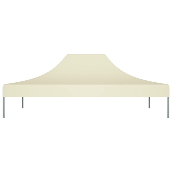 vidaXL Tak till partytält 4x3 m gräddvit 270 g/m² Creme