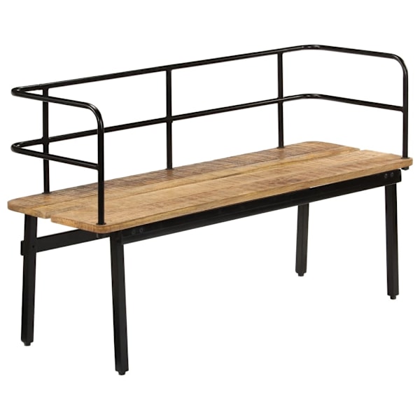 vidaXL Bänk 120x40x70 cm massivt mangoträ Brun