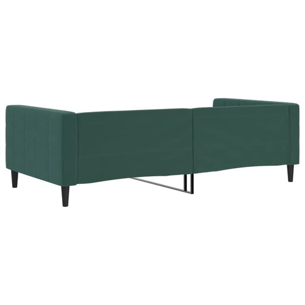 vidaXL Dagbädd mörkgrön 100x200 cm sammet Grön