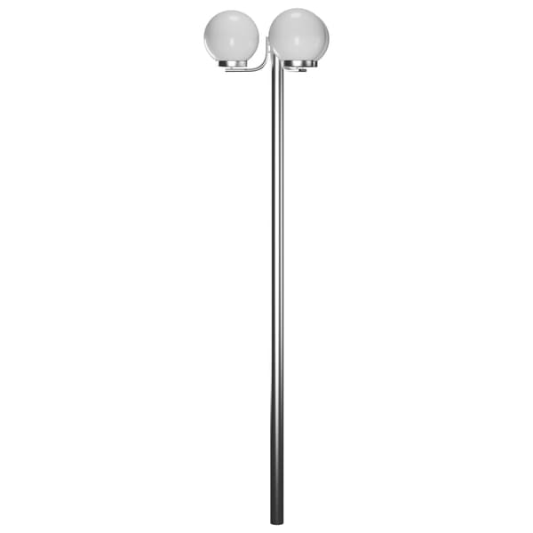 vidaXL Utebelysning Bristol 3-armad 220 cm Vit