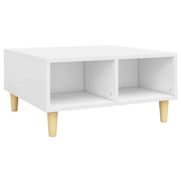 vidaXL Soffbord vit 60x60x30 cm konstruerat trä Vit