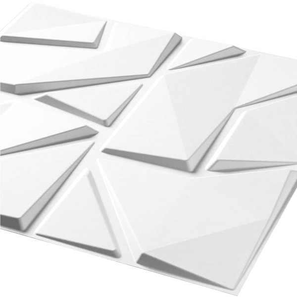 WallArt 3D Väggpaneler 24 st GA-WA31 liam Vit