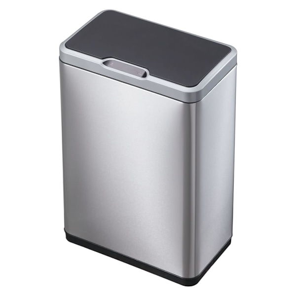 EKO Soptunna Mirage med sensor 2x20 L matt silver Silver