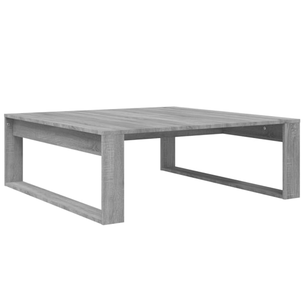 vidaXL Soffbord grå sonoma 100x100x35 cm konstruerat trä Grå