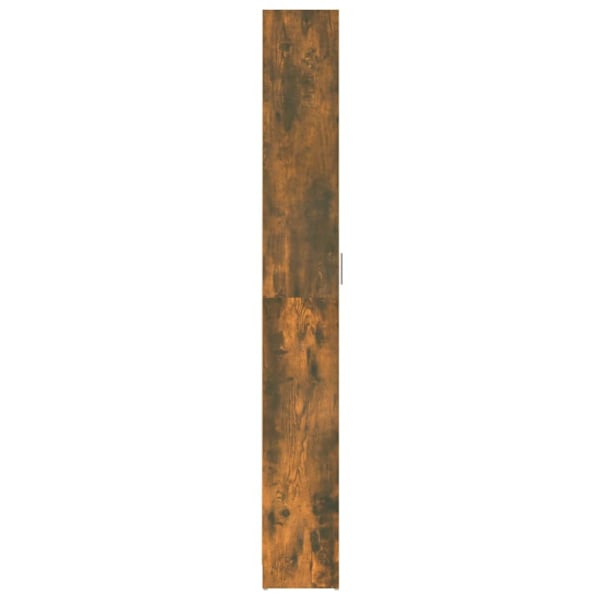 vidaXL Hallgarderob Rökfärgad ek 55x25x189 cm konstruerat trä Brun