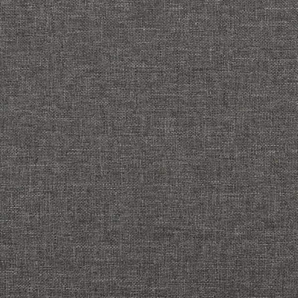 vidaXL Sängram mörkgrå 200x200 cm tyg Grå