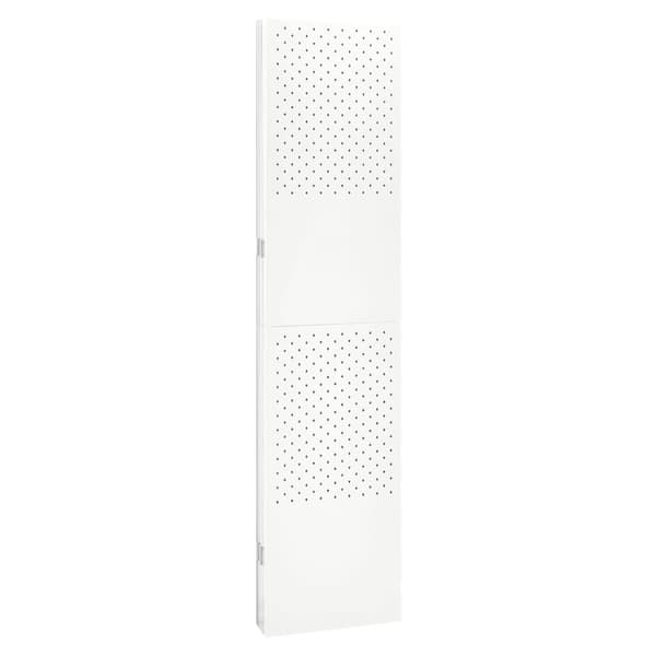vidaXL Rumsavdelare 5 paneler vit 200x180 cm stål Vit
