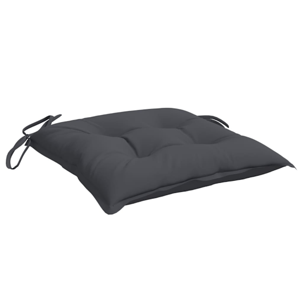 vidaXL Stolsdynor 2 st antracit 40x40x7 cm oxfordtyg Antracit