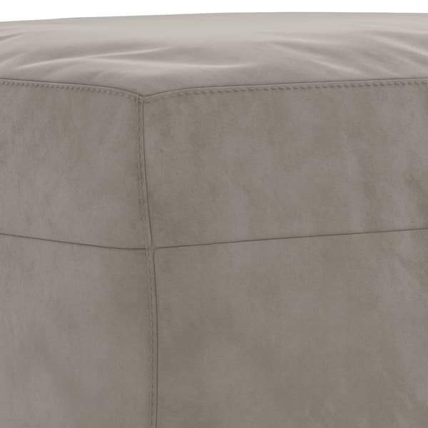 vidaXL Bänk ljusgrå 100x35x41 cm sammet Grå