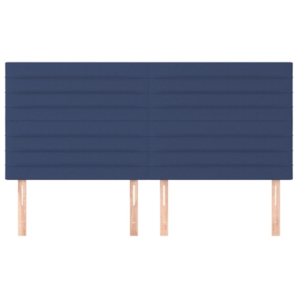 vidaXL Huvudgavlar 4 st blå 100 x 5 x 78/88 cm tyg Blå