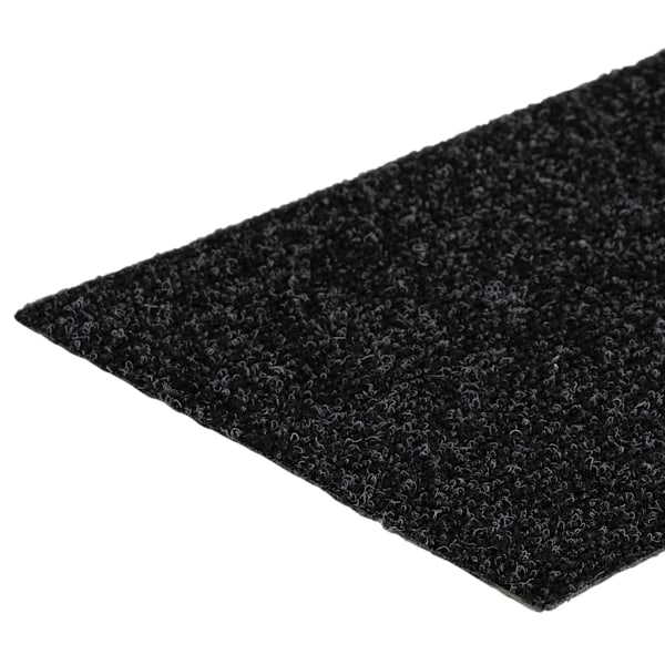 vidaXL Trappstegsmattor självhäftande 15 st 76x20 cm svart Svart