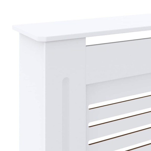 vidaXL Elementskydd MDF vit 205 cm Vit
