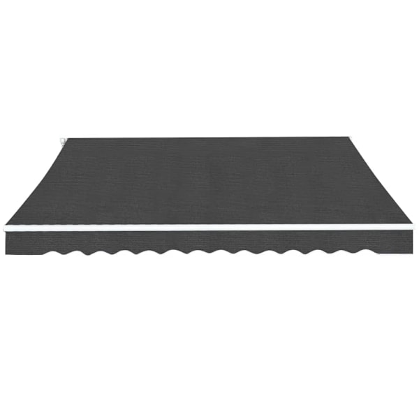 vidaXL Markis manuellt infällbar 450 cm antracit Antracit