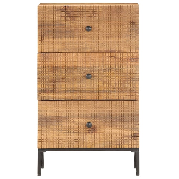 vidaXL Skänk 45x30x75 cm massivt mangoträ Brun