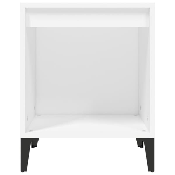 vidaXL Sängbord 2 st vit 40x35x50 cm Vit