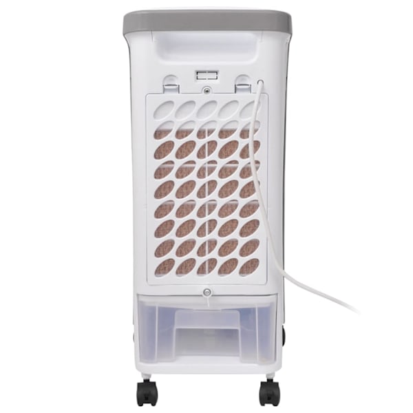 vidaXL Luftkylare 80 W 5 L 270 m³/tim. 25x26x56 cm grå