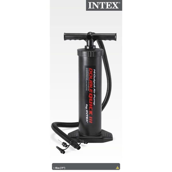 INTEX Handpump Double Quick III 68615 Svart