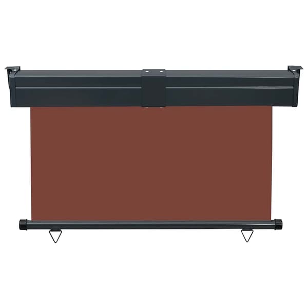 vidaXL Balkongmarkis 125x250 cm brun Brun