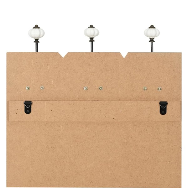 vidaXL Väggmonterad klädhängare med 6 krokar 120x40 cm FAMILY multifärg