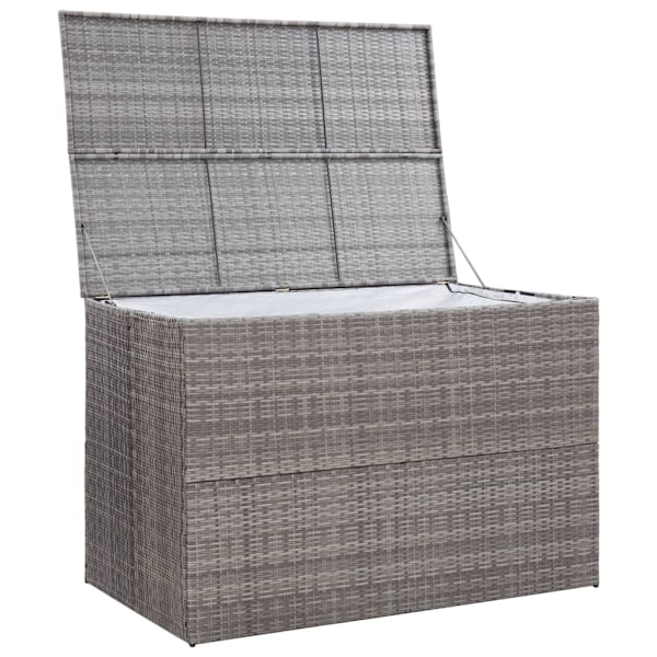 vidaXL Dynbox grå 150x100x100 cm konstrotting grå