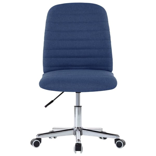 vidaXL Matstolar 2 st blå tyg Blå