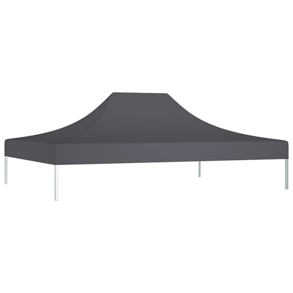 vidaXL Tak till partytält 4,5x3 m antracit 270 g/m² Antracit