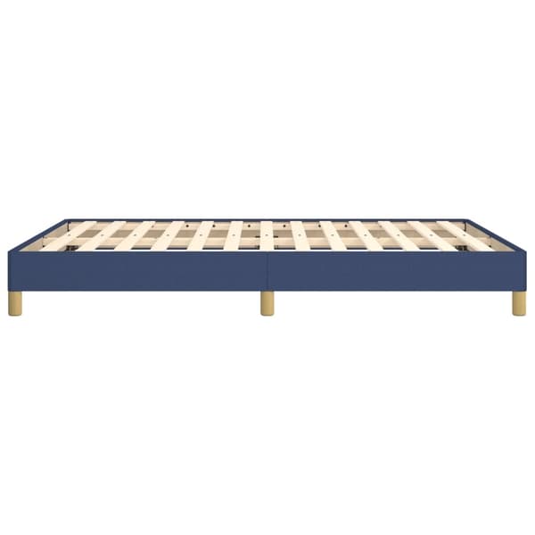 vidaXL Sängram blå 140x190 cm tyg Blå