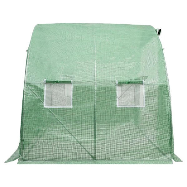 vidaXL Växthus 8 m² 2x4x2 m Grön