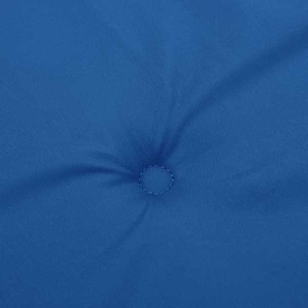 vidaXL Trädgårdsstolsdynor 4 st Kungsblå 100 x 50 x 3 cm Blå