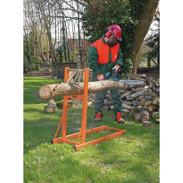 Draper Tools Sågbock för stockar 150 kg orange
