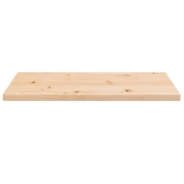 vidaXL Bordsskiva 80x40x2,5 cm massiv furu rektangulär Brun