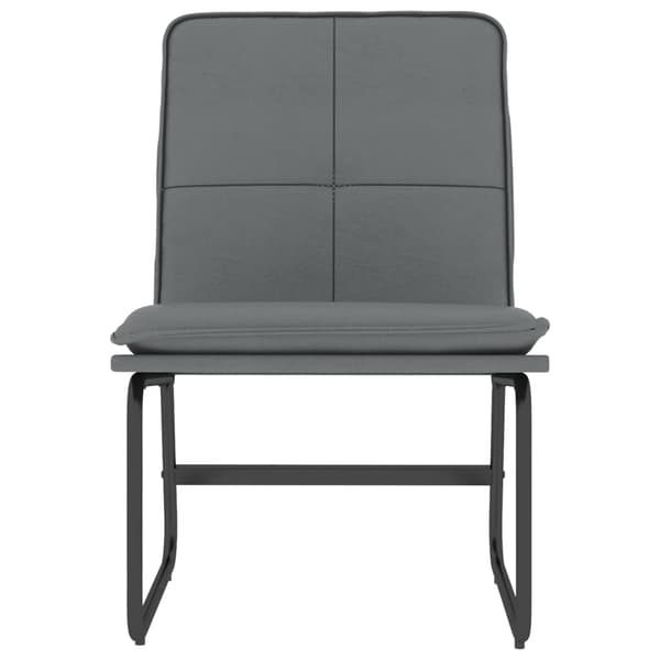 vidaXL Loungestol grå 54x75x76 cm konstläder Grå
