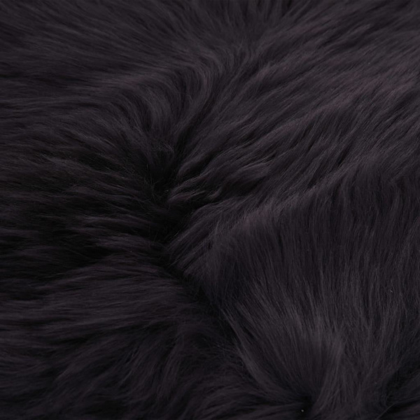 vidaXL Fårfäll 60x180 cm mörkgrå grå
