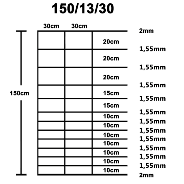 vidaXL Fårstängsel galvaniserat stål 50x1,5 m silver Silver