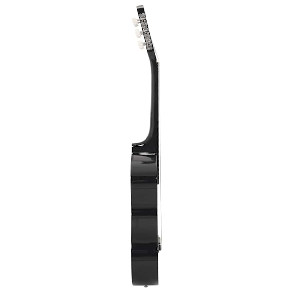 vidaXL Klassisk gitarr för nybörjare 8 delar svart 1/2 34" Svart