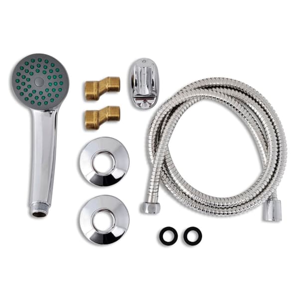 vidaXL Duschblandare krom Silver