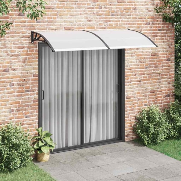 vidaXL Entrétak svart 200x100 cm PC Svart