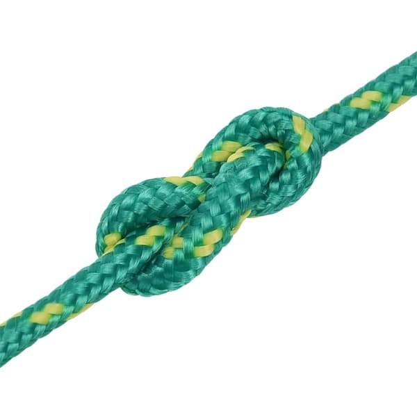 vidaXL Båtlina grön 3 mm 500 m polypropen