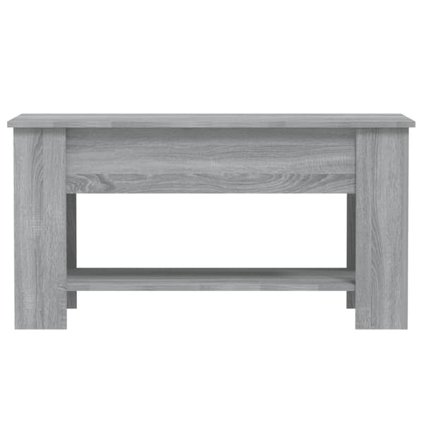 vidaXL Soffbord grå sonoma 101x49x52 cm konstruerat trä Grå