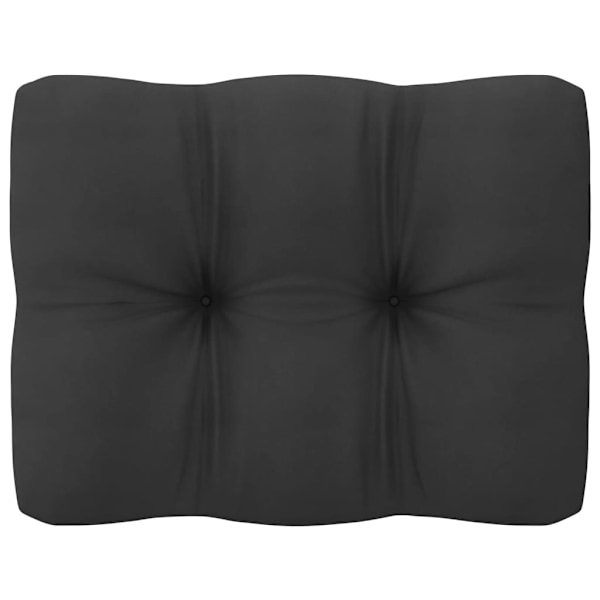 vidaXL Loungegrupp med dynor 6 delar massiv furu Vit