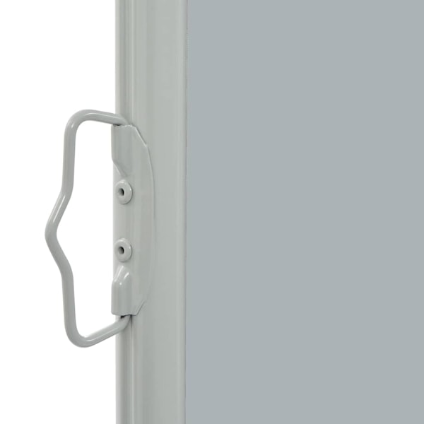 vidaXL Infällbar sidomarkis 60x300 cm grå grå