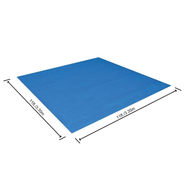 Bestway Markduk för pool Flowclear 335x335 cm Blå